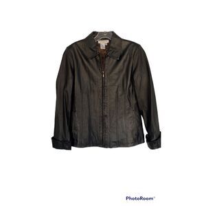 Coldwater Creek 100% Leather Jacket